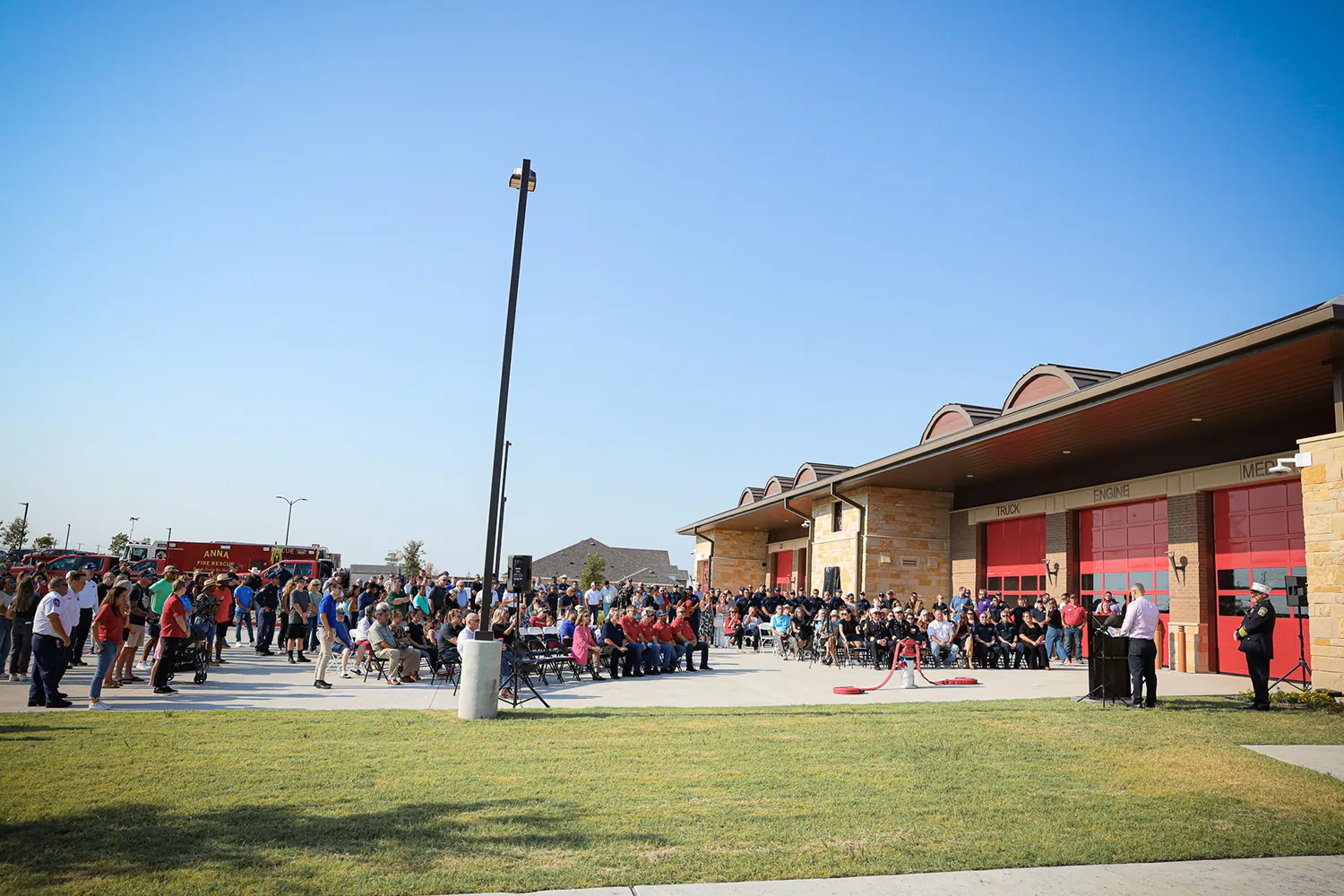 Grand opening of Fire Station #2 in Anna, Texas